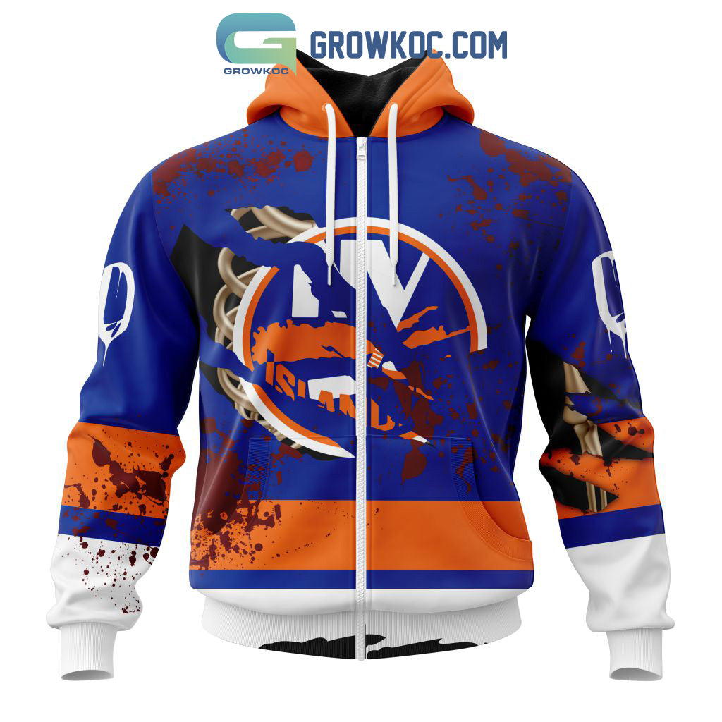 New York Islanders NHL Special Design Jersey With Your Ribs For Halloween Hoodie T Shirt