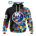 New York Islanders Puzzle Design Autism Awareness Personalized Hoodie Shirts