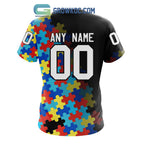 New York Islanders Puzzle Design Autism Awareness Personalized Hoodie Shirts