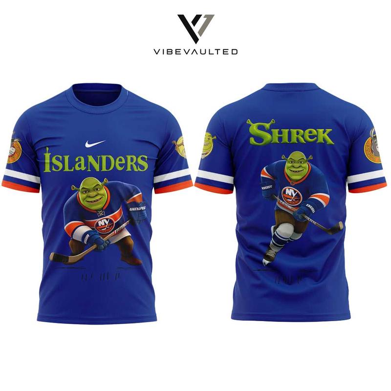 New York Islanders Shrek Night Graphic Tee Shirt
