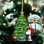 New York Jets Custom Snoopy Peanuts Christmas Ornament Xmas Tree Decorations