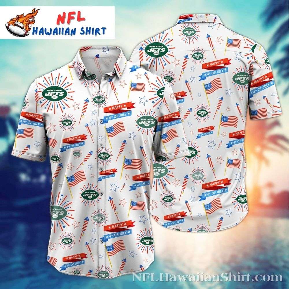 New York Jets Fourth Of July Celebration Hawaiian Shirt