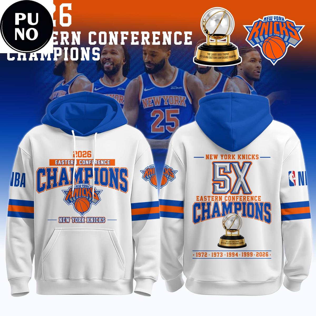 New York Knicks 2026 Eastern Conference Champions Hoodie T-Shirt