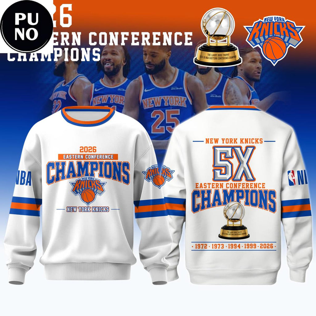 New York Knicks 2026 Eastern Conference Champions Hoodie T-Shirt