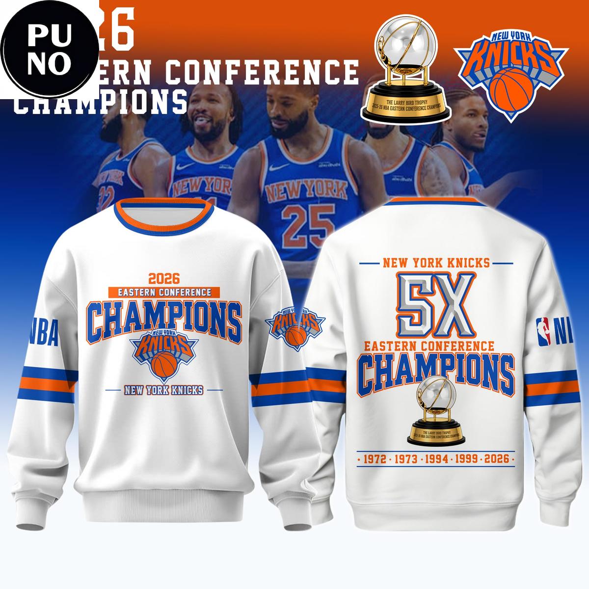 New York Knicks 2026 Eastern Conference Champions Hoodie T-Shirt