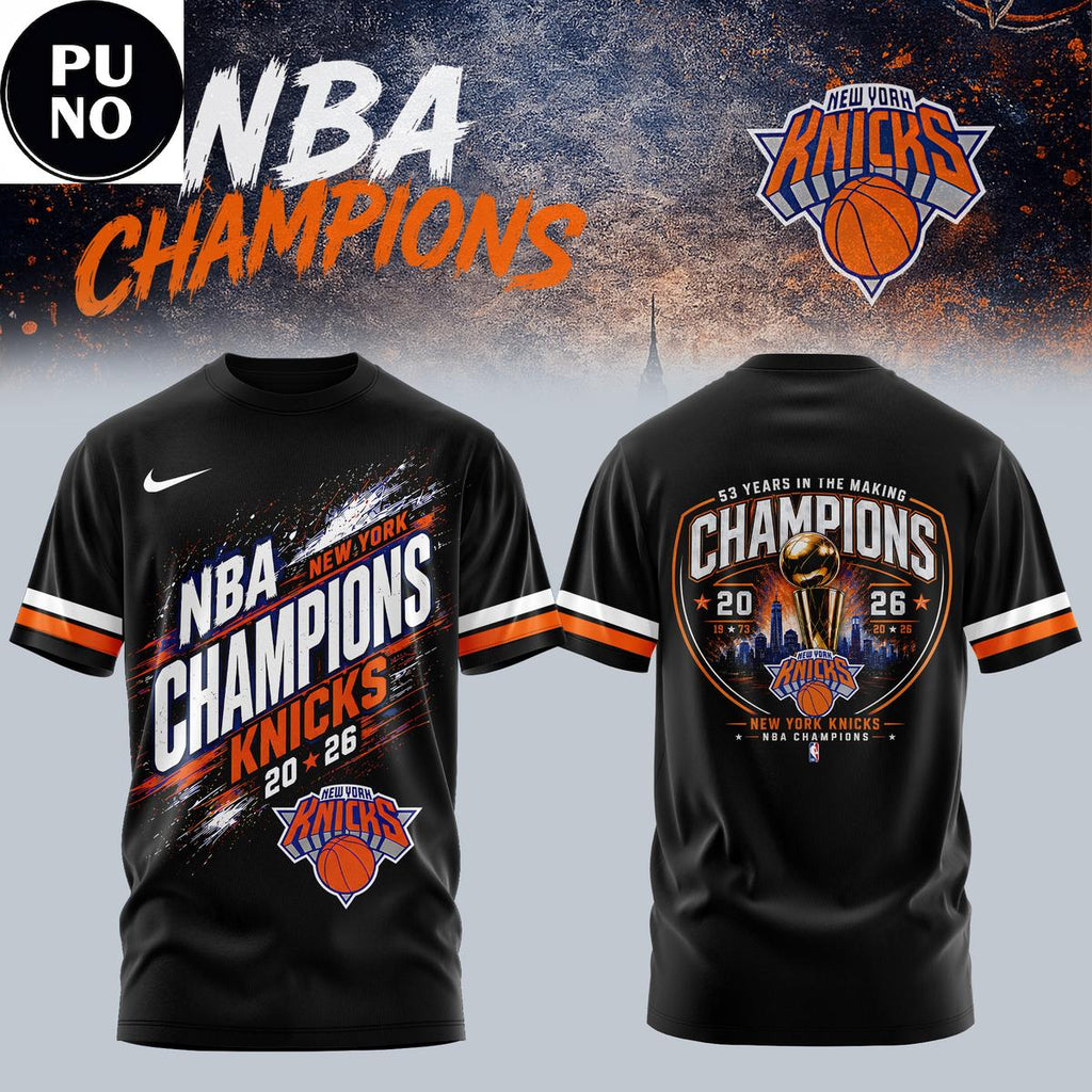 New York Knicks 2026 NBA Champions 53 Years Hoodie T-Shirt