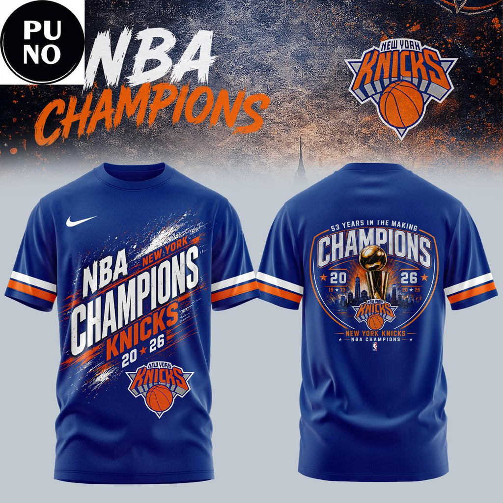 New York Knicks 2026 NBA Champions 53 Years Hoodie T-Shirt