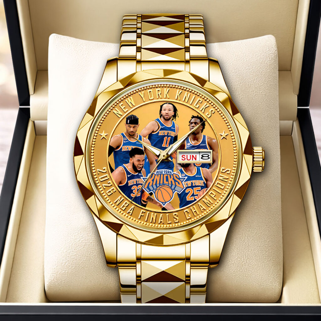 New York Knicks 2026 NBA Finals Champions Alloy Luxury Quartz Watch - HOATT18777