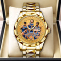 New York Knicks 2026 NBA Finals Champions Alloy Luxury Quartz Watch - HOATT18777