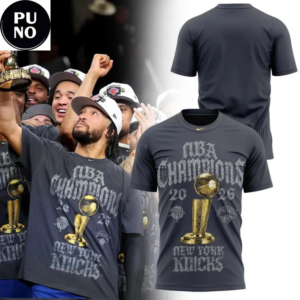 New York Knicks 2026 NBA Finals Champions Locker Room T-Shirt