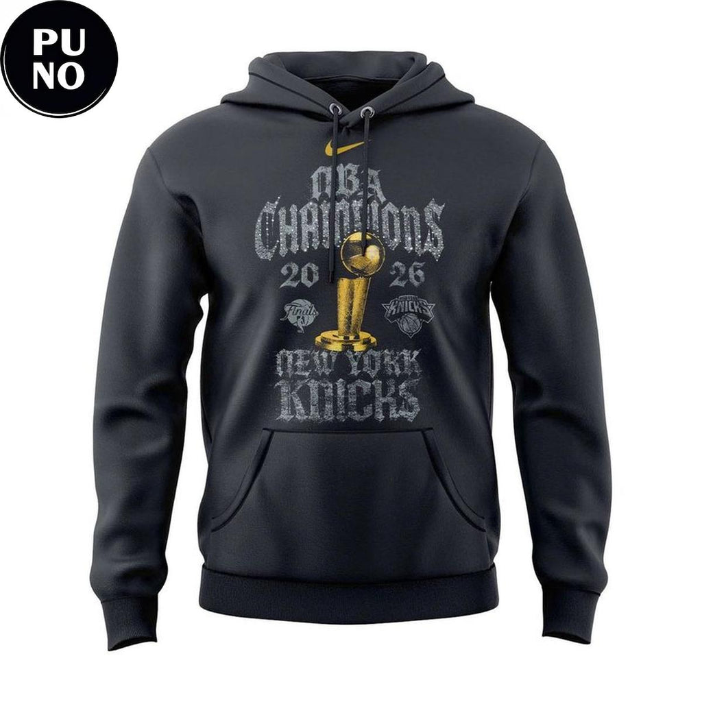New York Knicks 2026 NBA Finals Champions Roster Hoodie T-Shirt