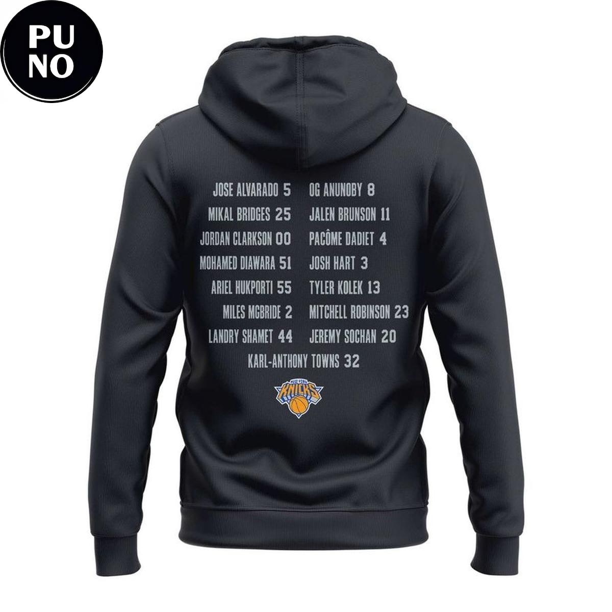 New York Knicks 2026 NBA Finals Champions Roster Hoodie T-Shirt