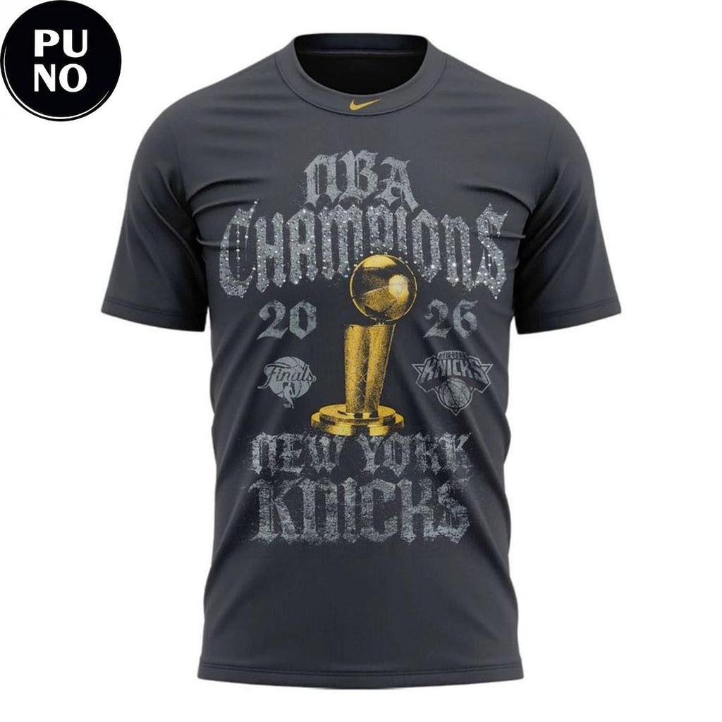 New York Knicks 2026 NBA Finals Champions Roster Hoodie T-Shirt