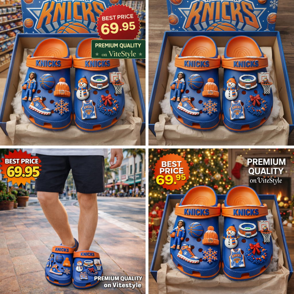 New York Knicks Crocs with Charms