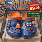 New York Knicks Crocs with Charms
