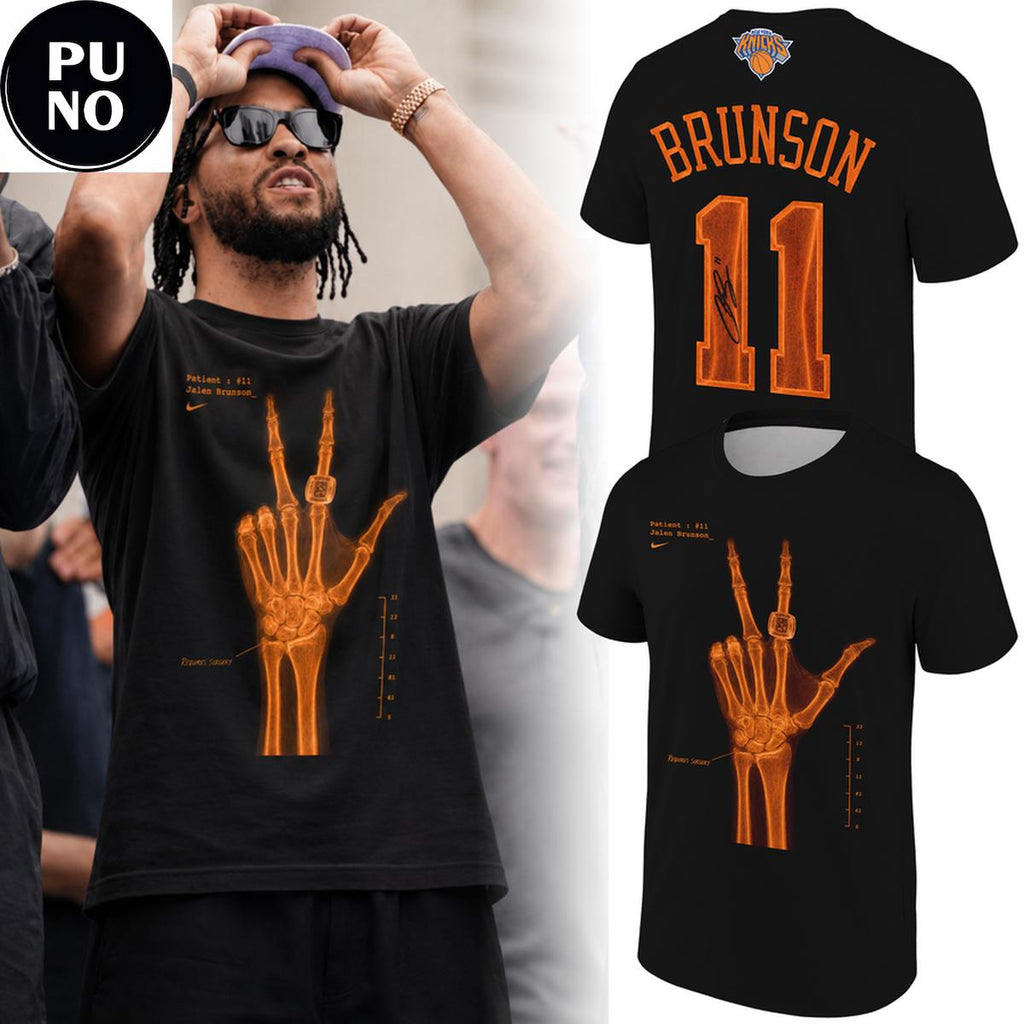 New York Knicks Jalen Brunson X-Ray 2026 Signature Shirt