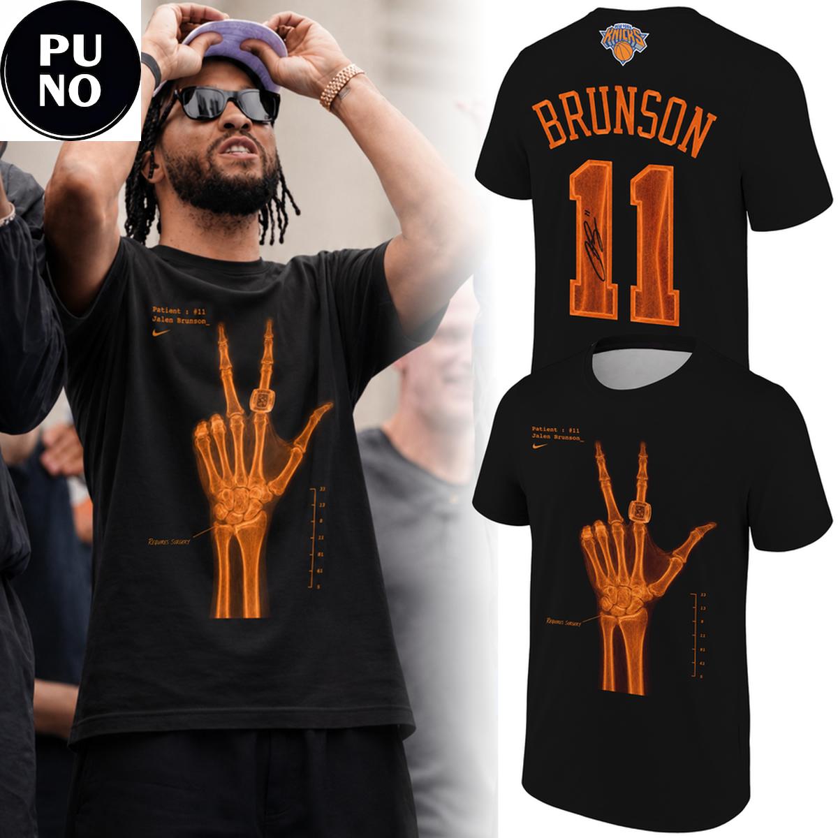 New York Knicks Jalen Brunson X-Ray 2026 Signature Shirt