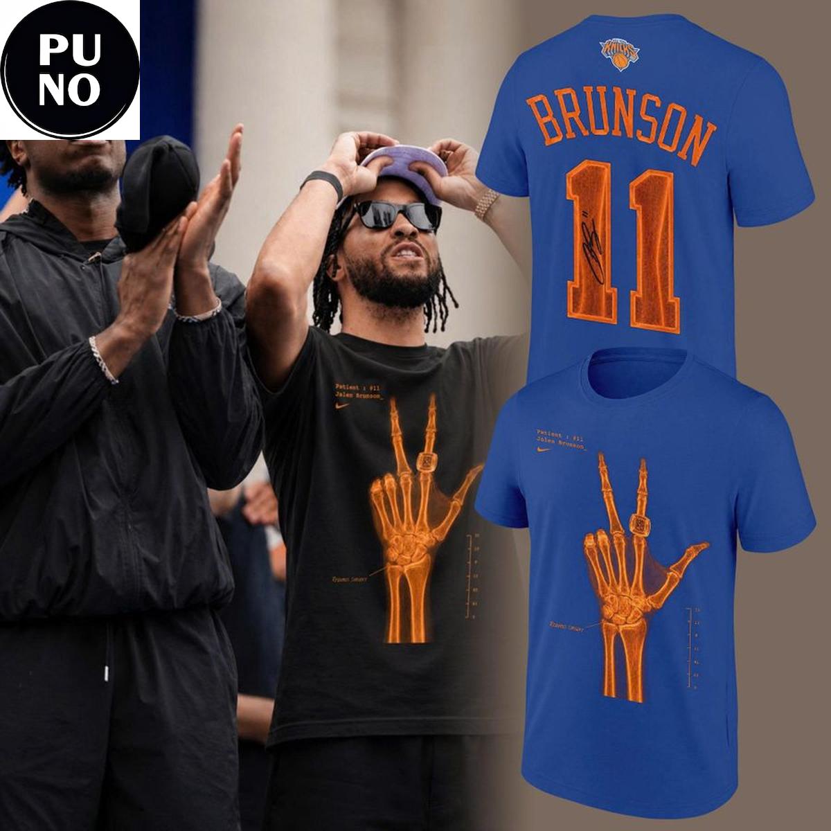 New York Knicks Jalen Brunson X-Ray 2026 Signature Shirt