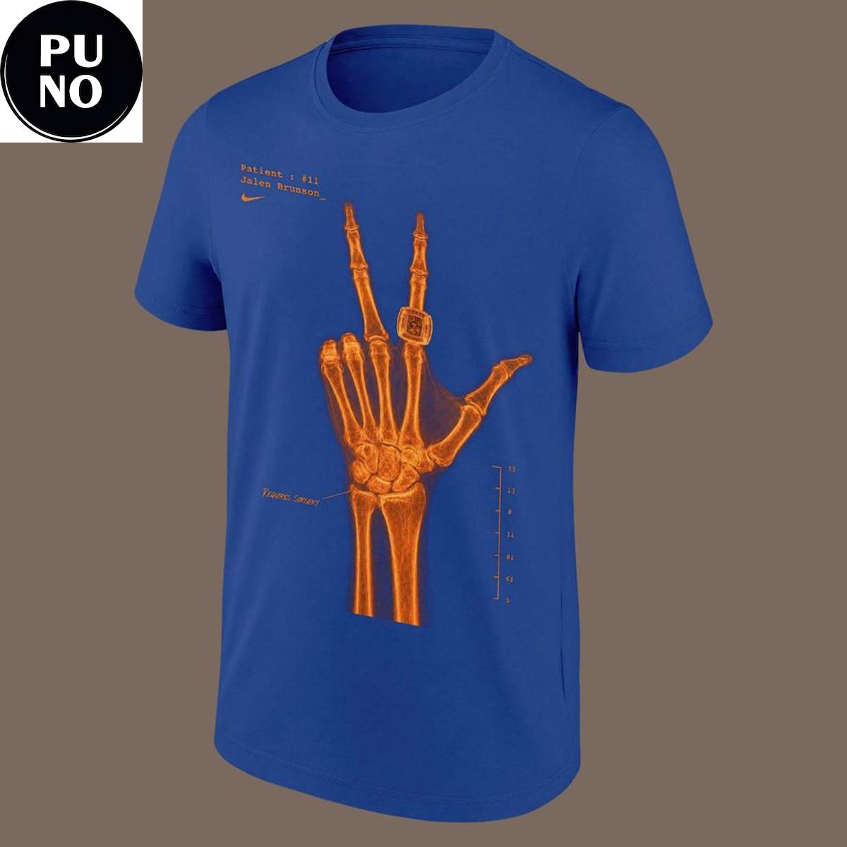 New York Knicks Jalen Brunson X-Ray 2026 Signature Shirt