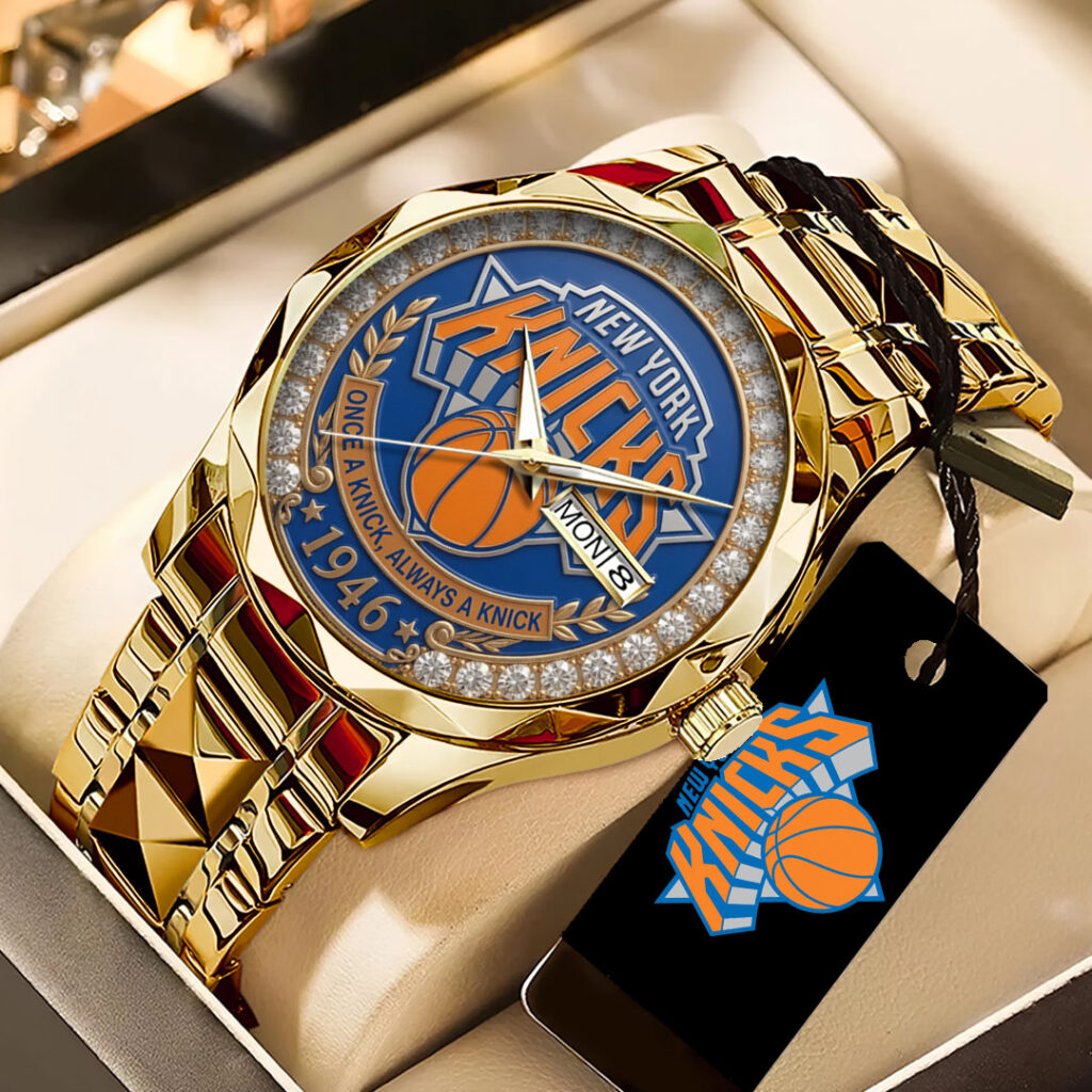 New York Knicks NBA Finals Champions 2026 Alloy Luxury Quartz Watch - TANTN23629