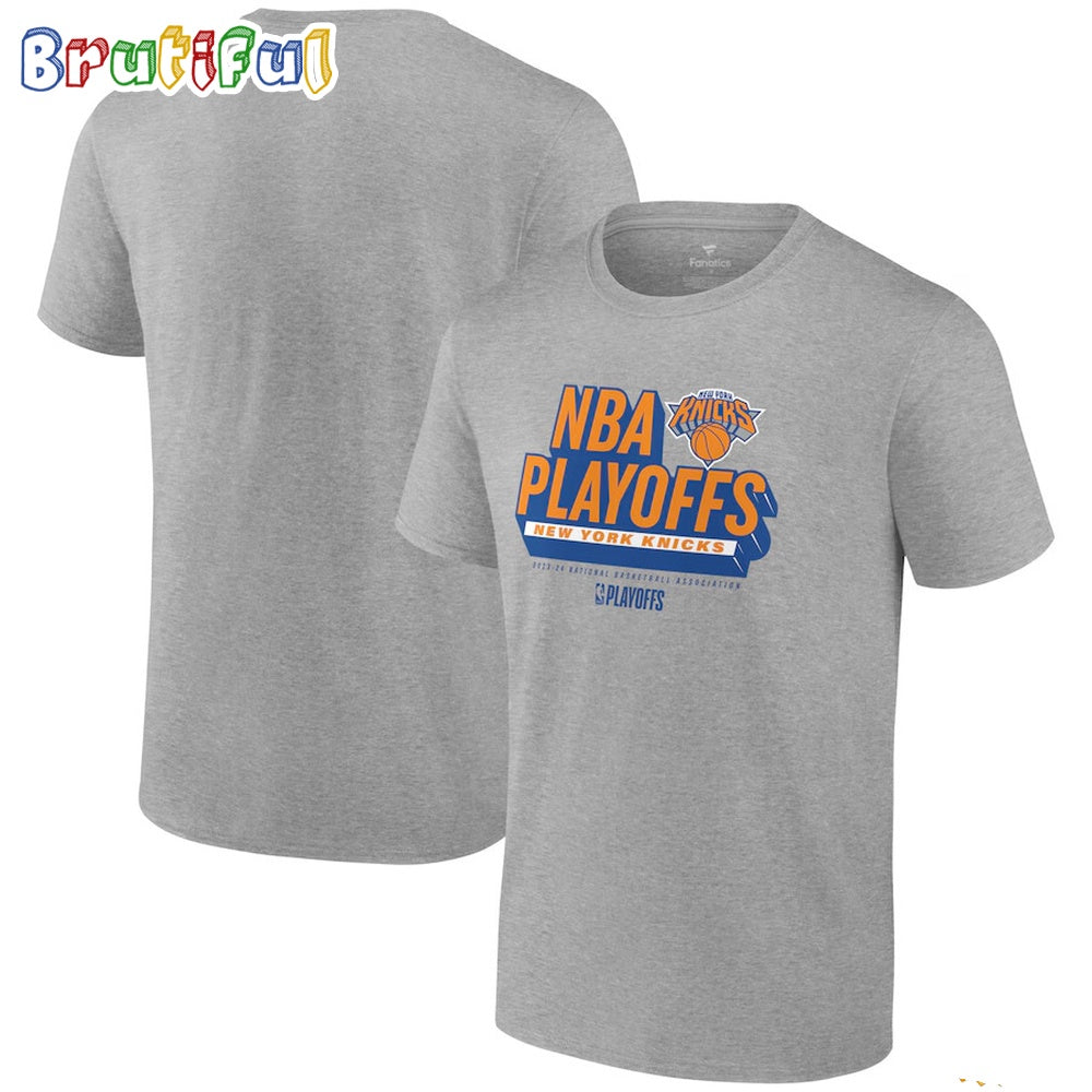 New York Knicks NBA Play Off Participant Defensive Stance T Shirt
