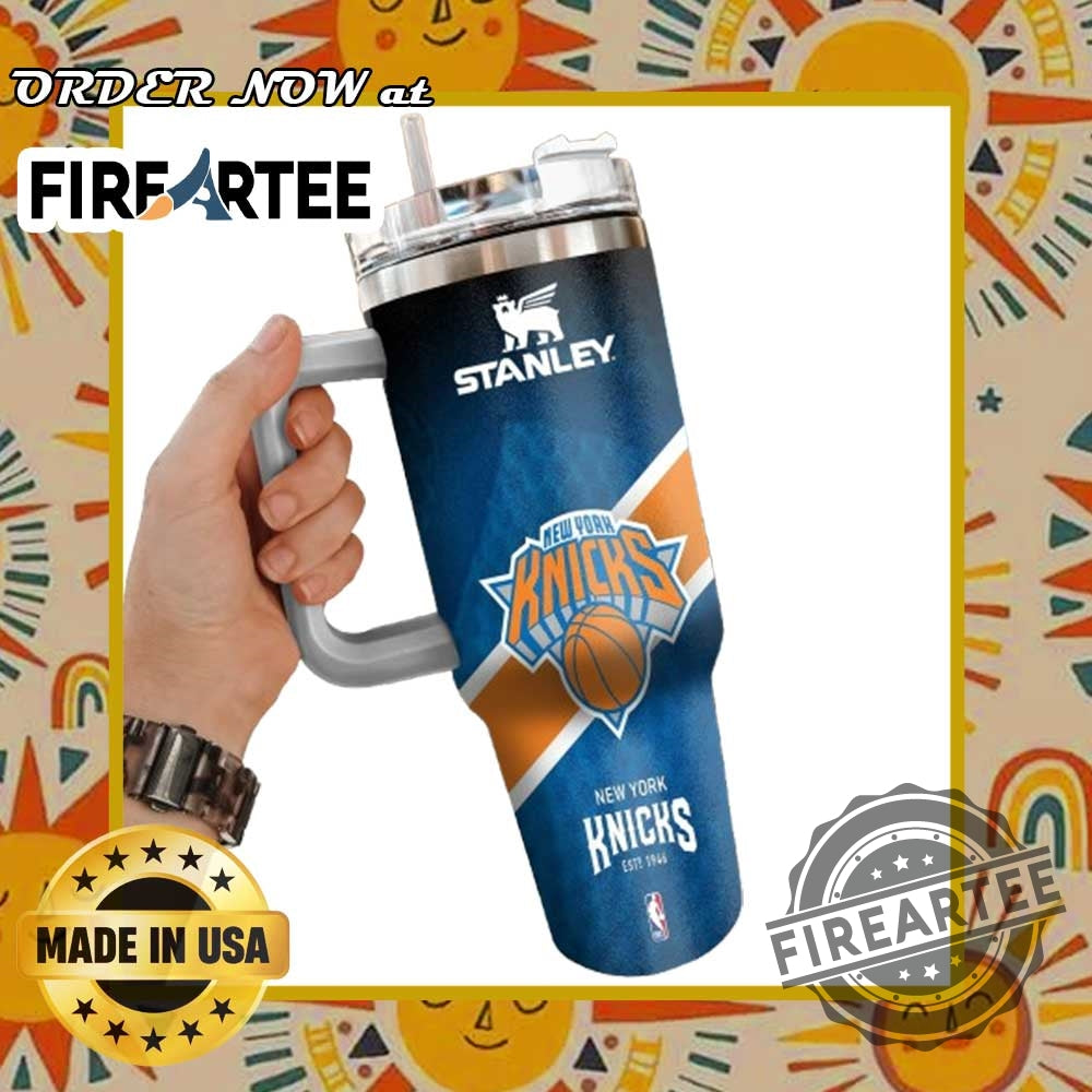 New York Knicks Official Logo Stanley Nba Tumbler With Handle