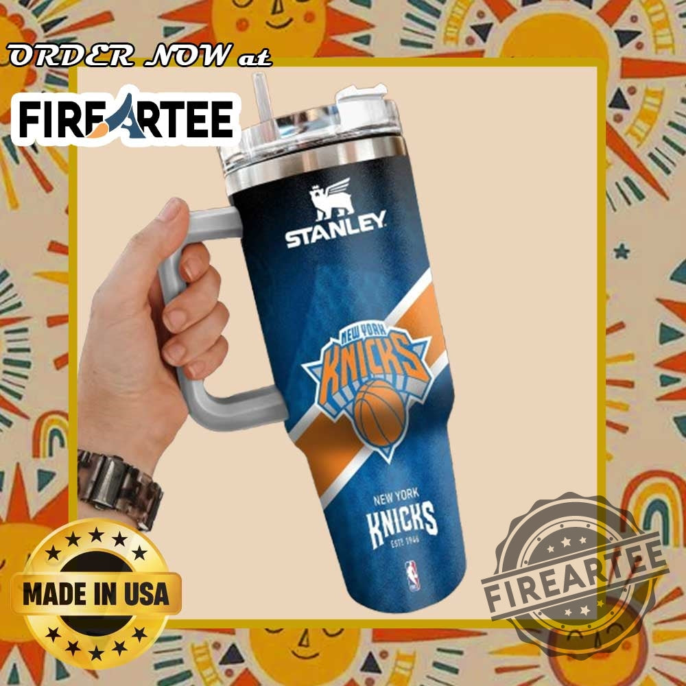 New York Knicks Official Logo Stanley Nba Tumbler With Handle