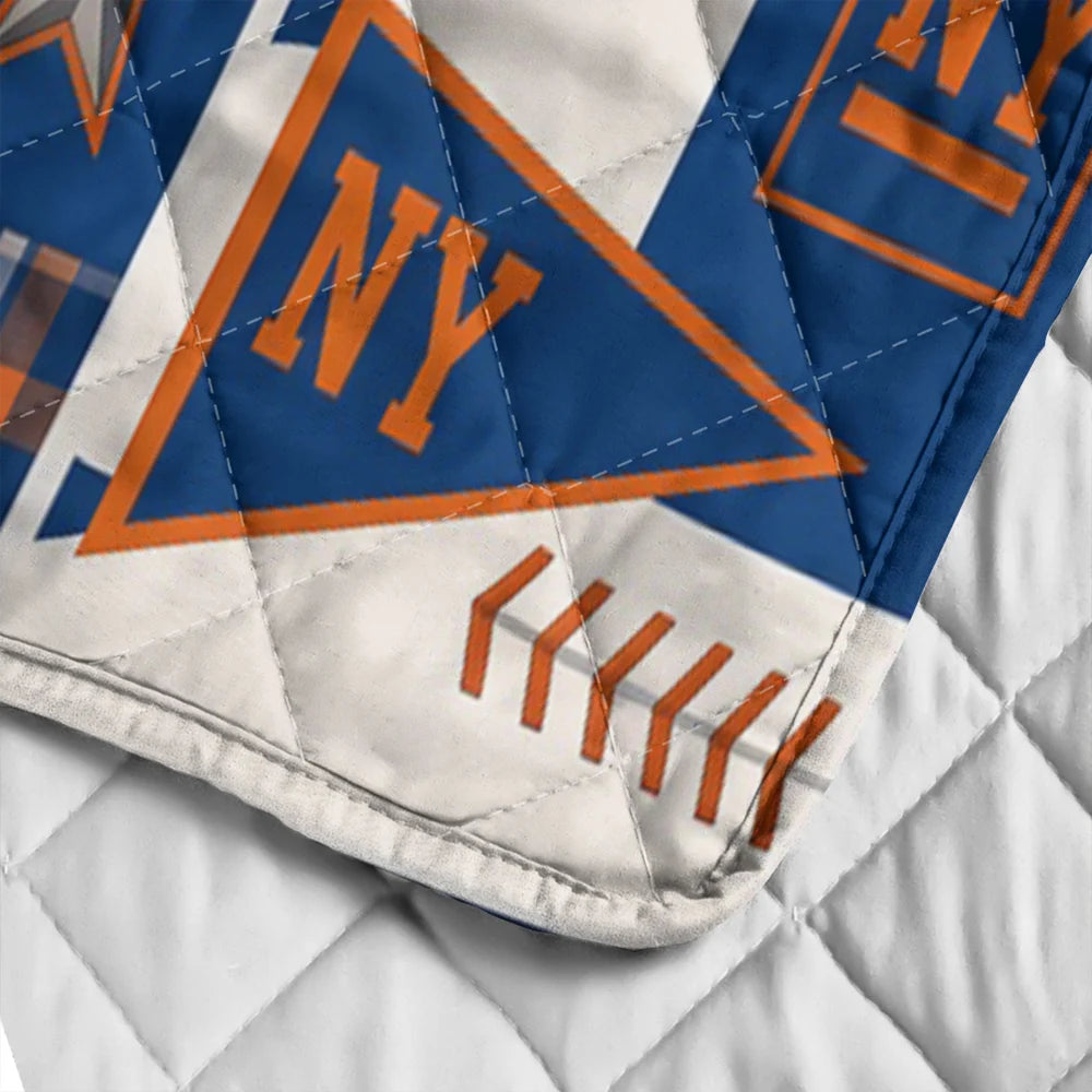 New York Knicks Quilt Blanket - TMTHU8818