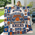 New York Knicks Quilt Blanket - TMTHU8818