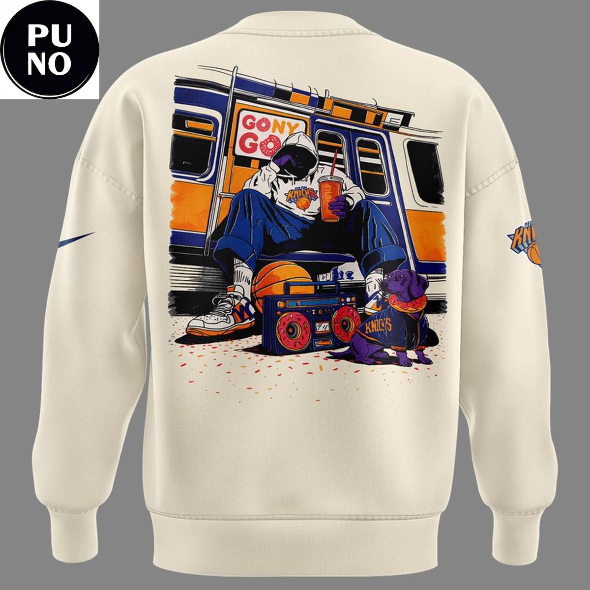 New York Knicks x Dunkin' And-One Hoodie Shirt