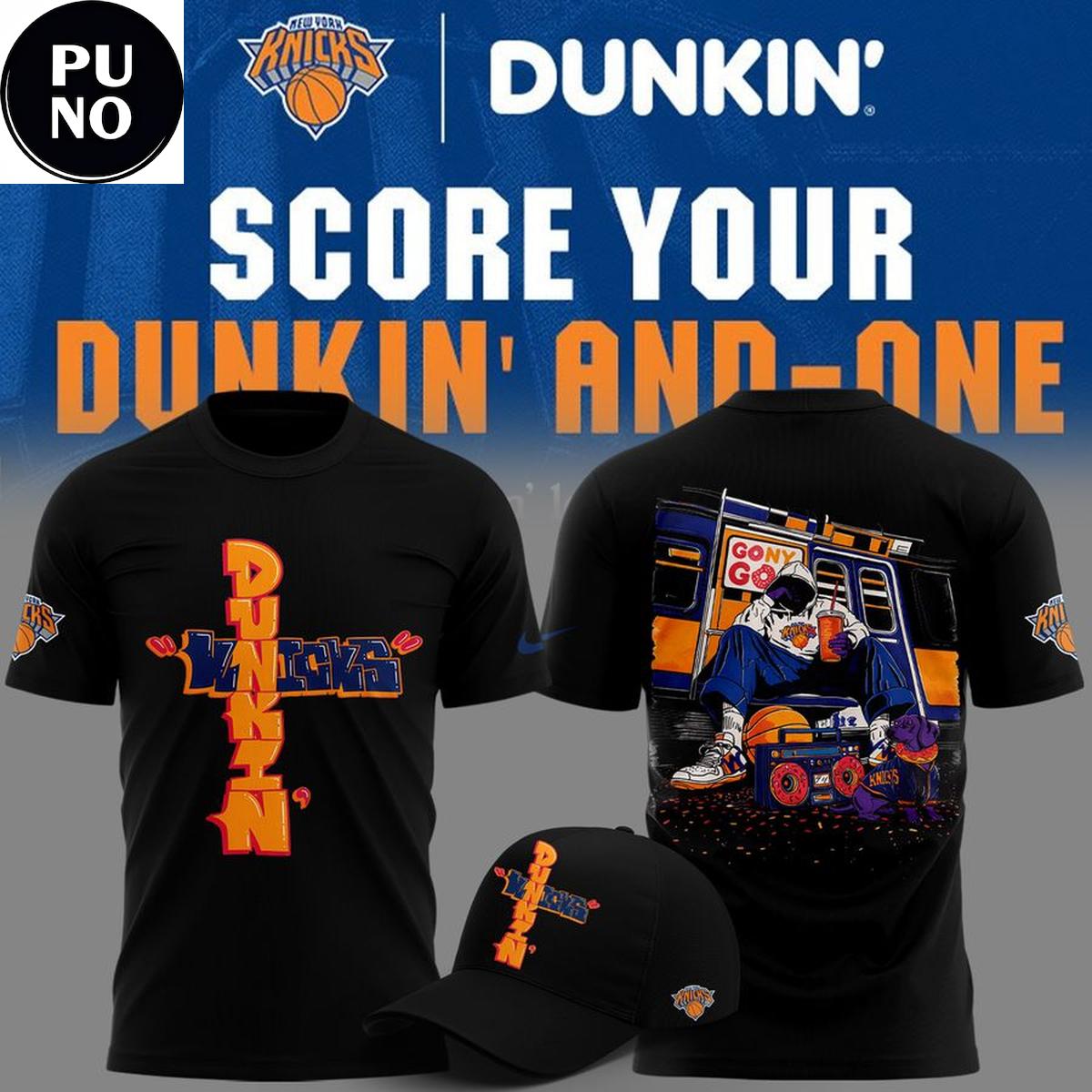 New York Knicks x Dunkin' And-One Hoodie Shirt