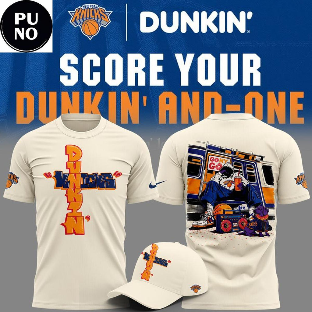New York Knicks x Dunkin' And-One Hoodie Shirt