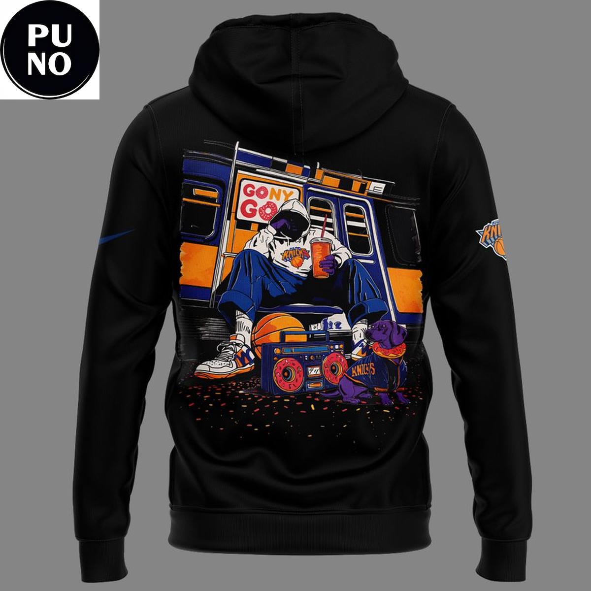 New York Knicks x Dunkin' And-One Hoodie Shirt