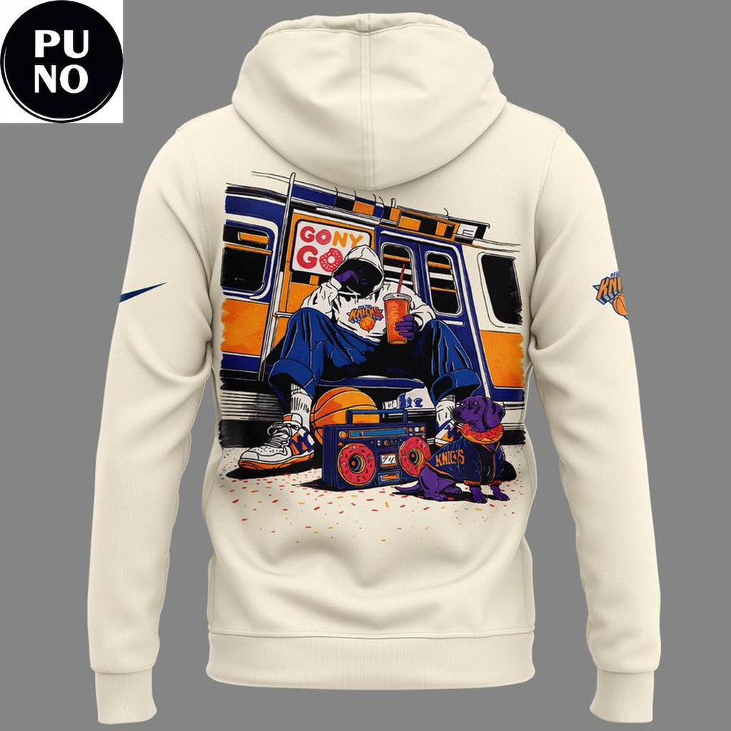New York Knicks x Dunkin' And-One Hoodie Shirt