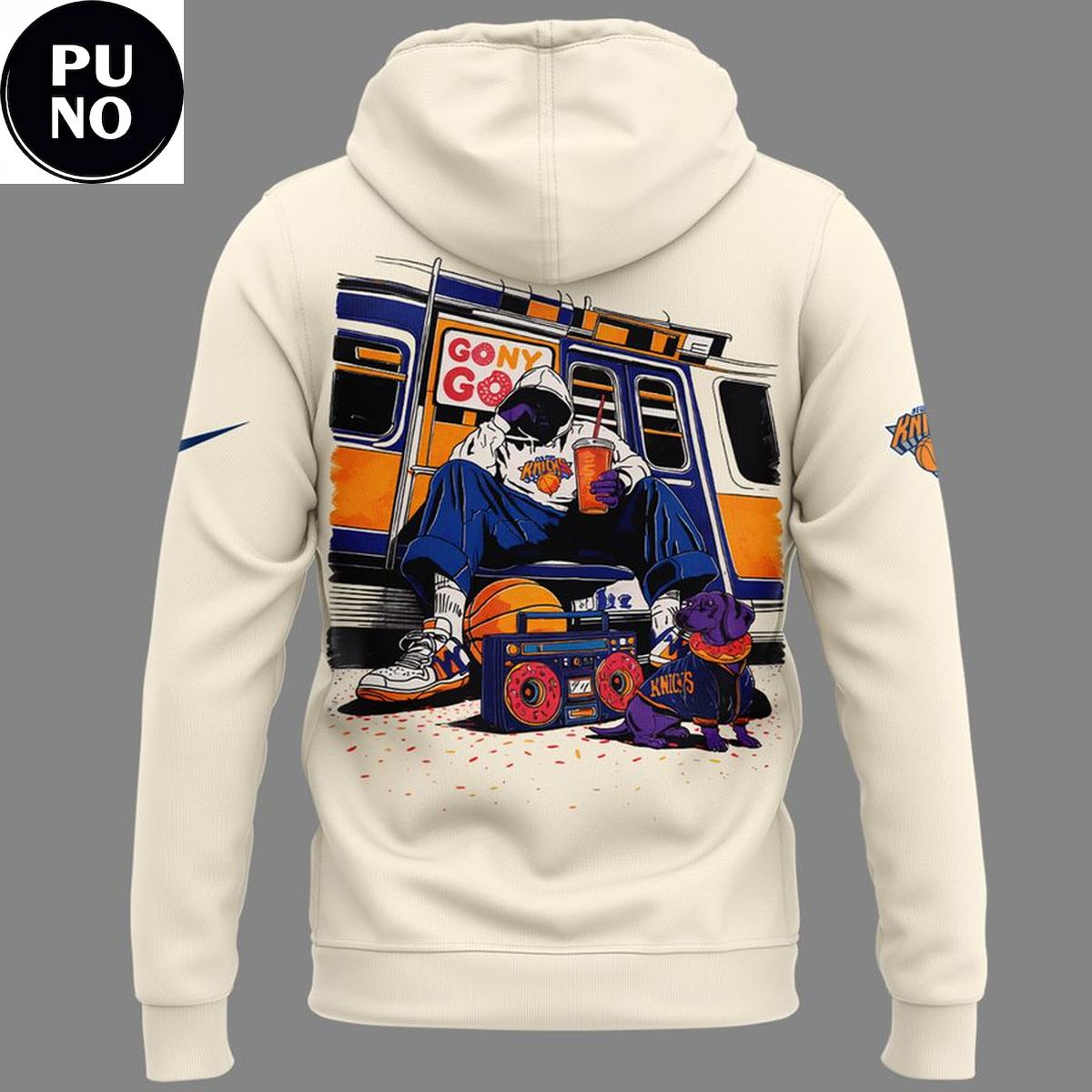 New York Knicks x Dunkin' And-One Hoodie Shirt