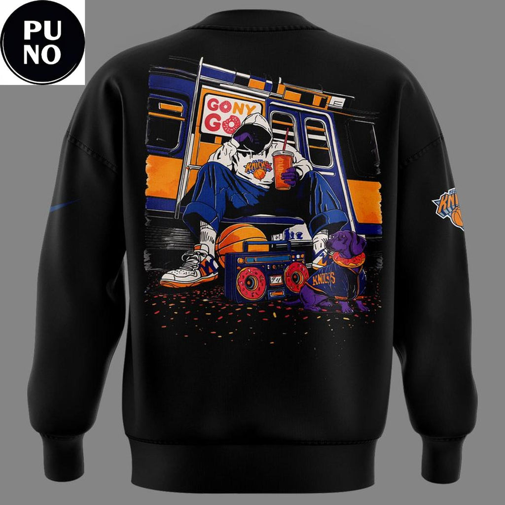 New York Knicks x Dunkin' And-One Hoodie Shirt