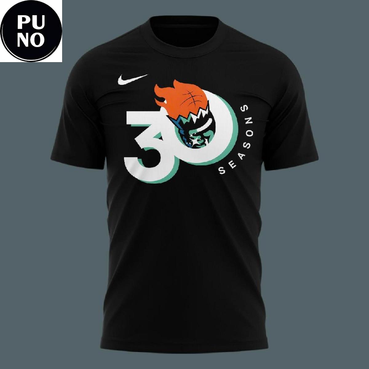 New York Liberty Anniversary 30 Seasons Of Lighting It Up 2026 Shirt