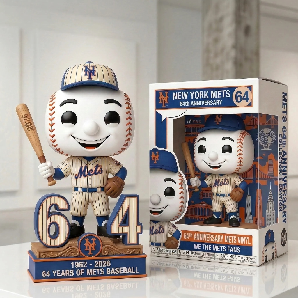 New York Mets 64th Anniversary Figure Doll