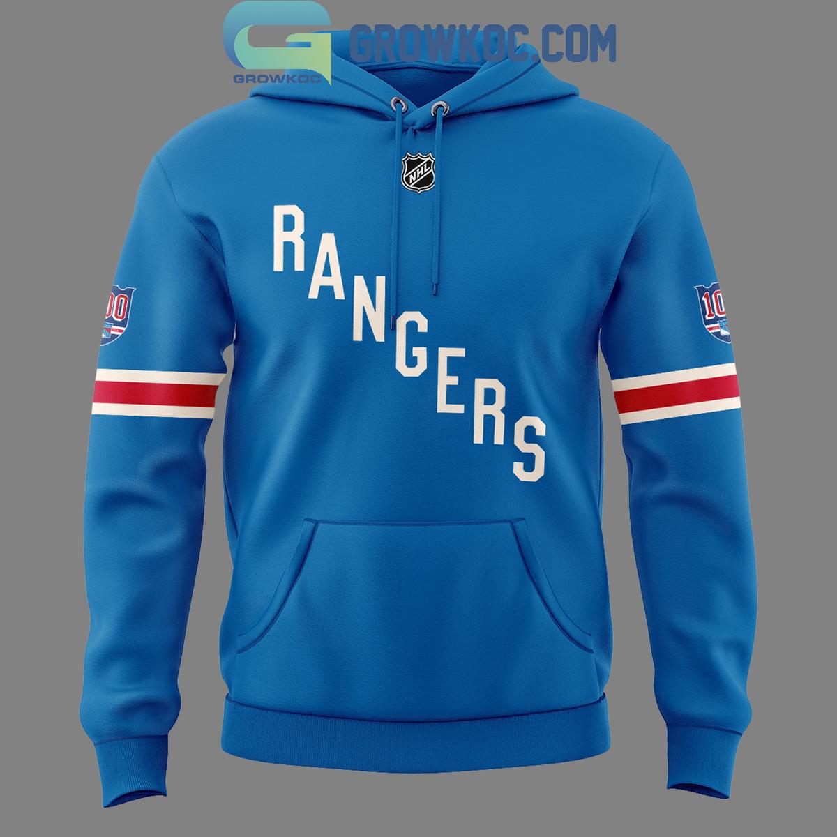 New York Rangers 100 Years Hoodie Shirt