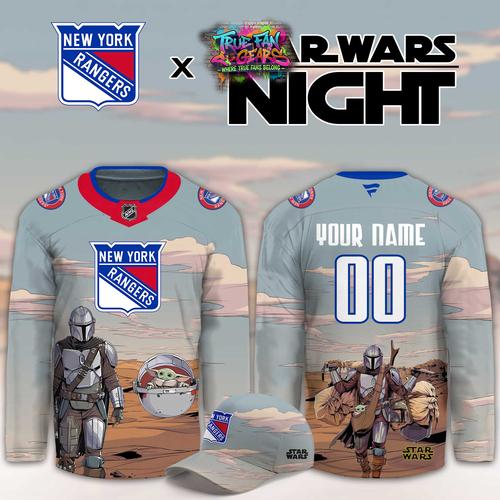 New York Rangers Star Wars Night 2026 Limited Personalized Hockey Jersey