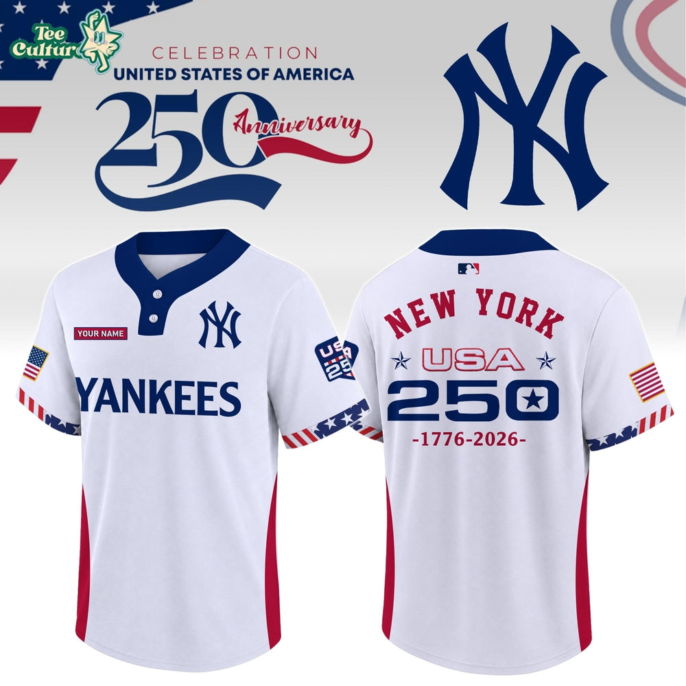 New York Yankees 250 Anniversary Two Button Jersey