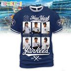 New York Yankees Starting Lineup Est 1903 3D Shirt