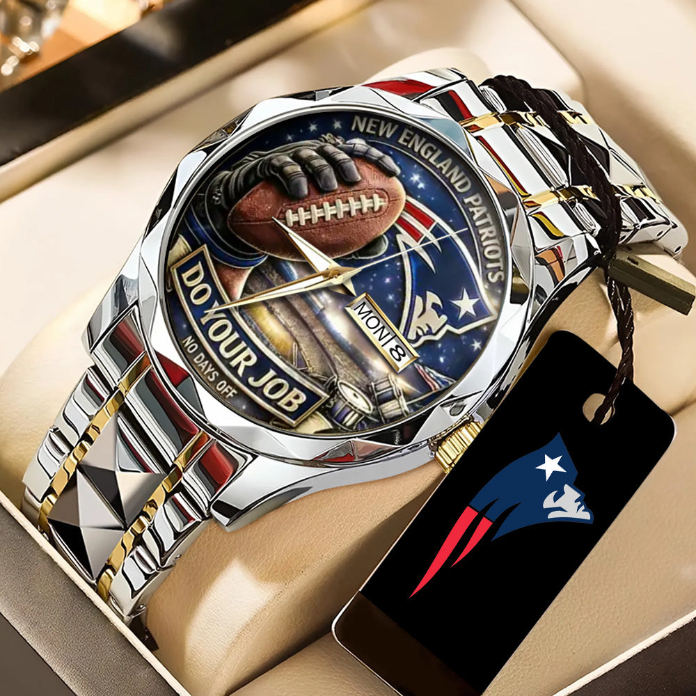 New England Patriots Alloy Luxury Quartz Watch - TANTN20181