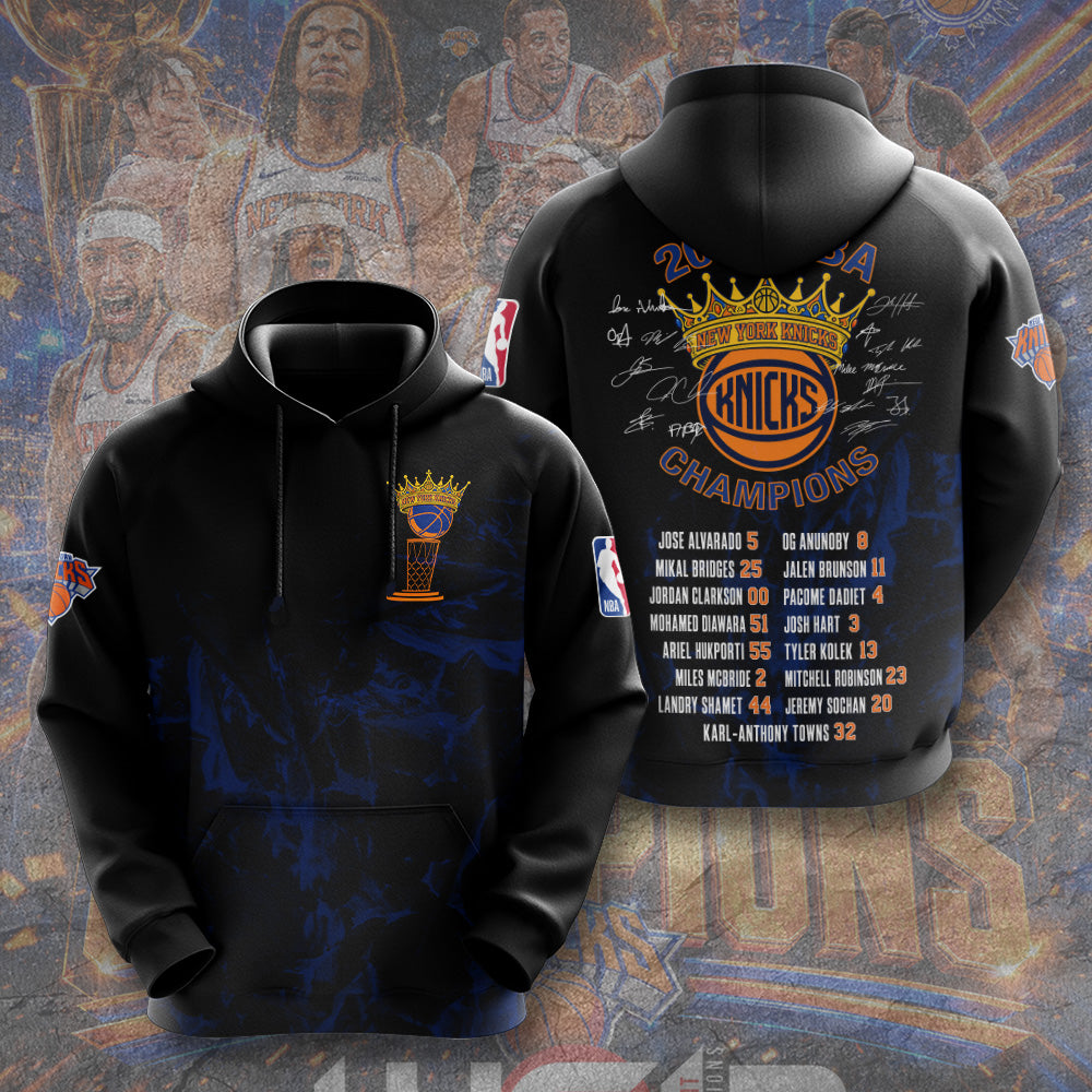 New York Knicks 2026 NBA Champions 3D Apparel – GNE7180