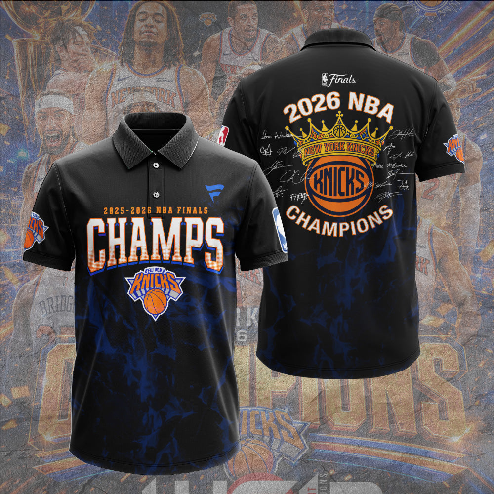 New York Knicks 2026 NBA Champions 3D Apparel – GNE7181