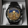 New York Knicks NBA Eastern Conference Champions 2026 Black Stainless Steel Watch - TANTN23201