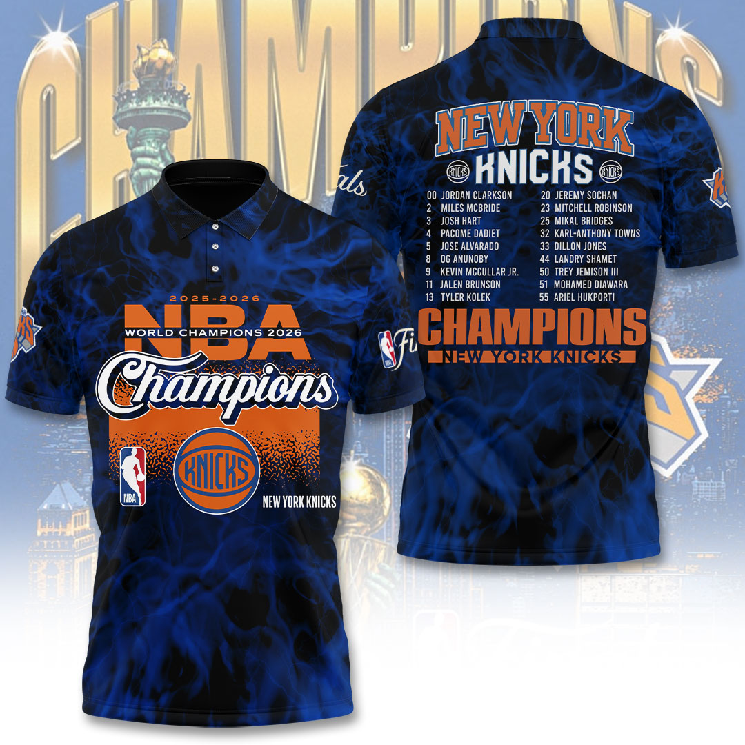 New York Knicks NBA Finals Champions 2026 3D Apparel –  TANTN24151