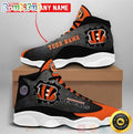 Nfl Cincinnati Bengals Custom Name Air Jordan 13 Shoes