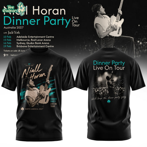 Niall Horan Dinner Party Live On Tour Australia Tee V2