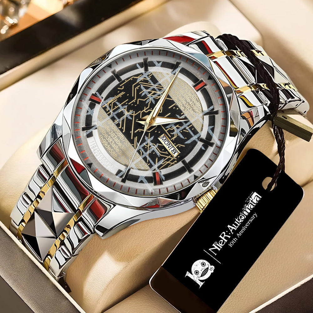 Nier: Automata 10th Anniversary Alloy Luxury Quartz Watch - GNE7476